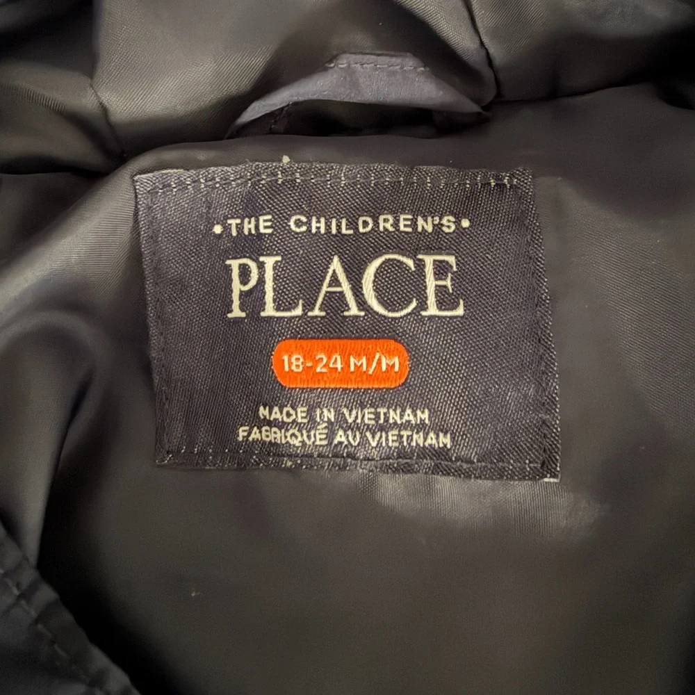 The Children's Place Navy Puffer Jacket
